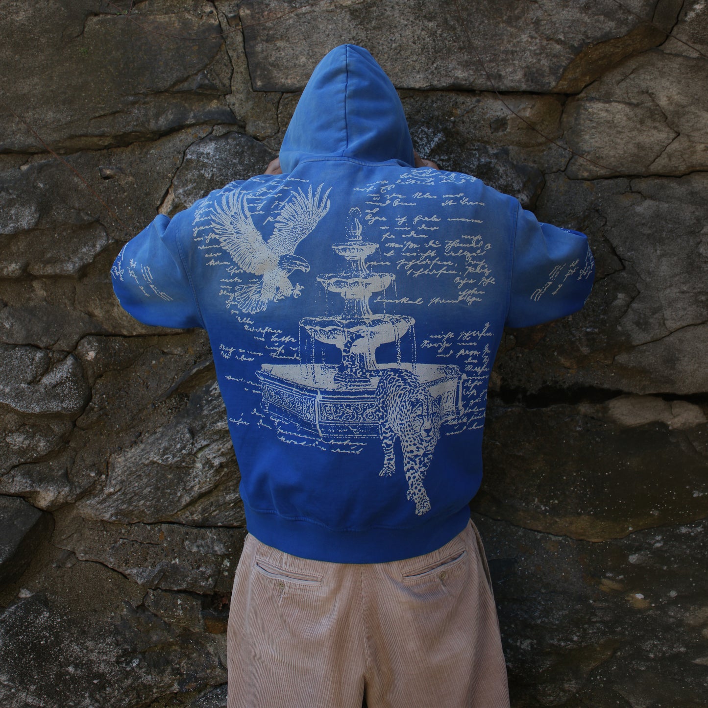 MANUSCRIPT HOODIE (SKY BLUE)