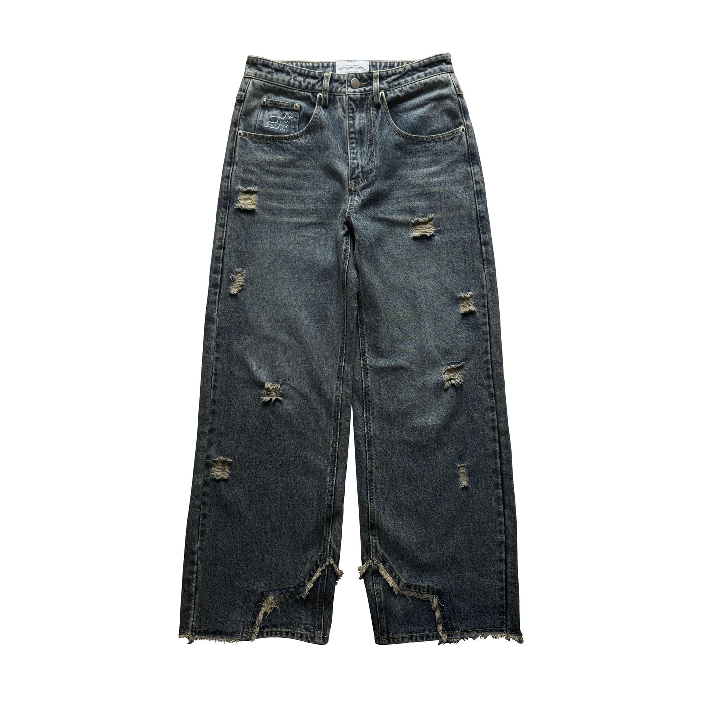 DISTRESSED ROCKSTAR DENIM