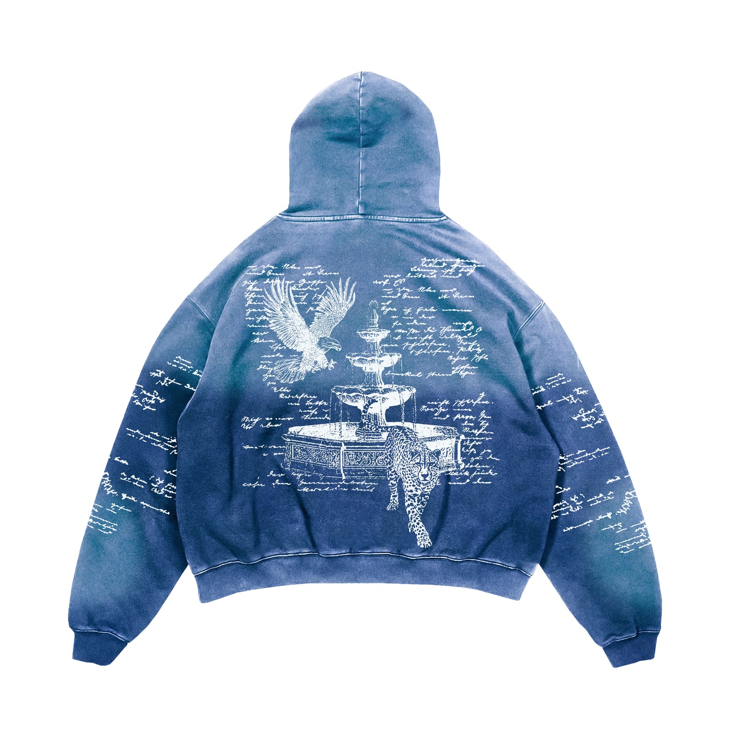 MANUSCRIPT HOODIE (SKY BLUE)